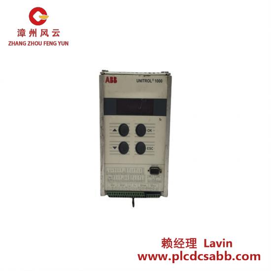 ABB 3BHE014557R0003 UN1000b-Z V3电压调节器